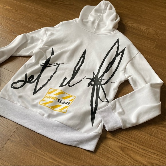 White Denim Tears × Offset The Cotton Wreath
Sweatshirt Hoodie Small - Picture 8 of 11